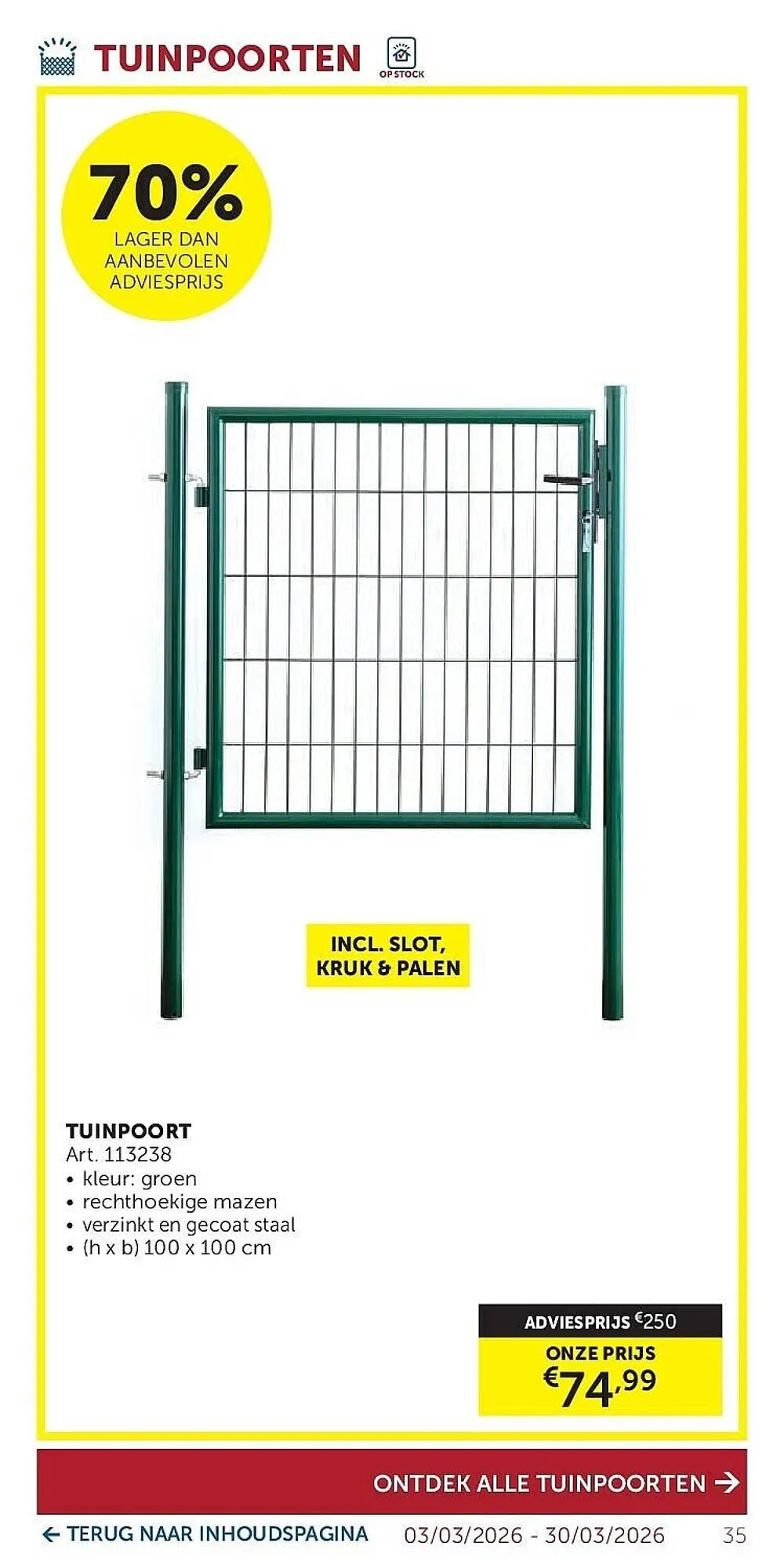 Zelfbouwmarkt folder van 3 maart tot 30 maart 2026 - folder pagina 35