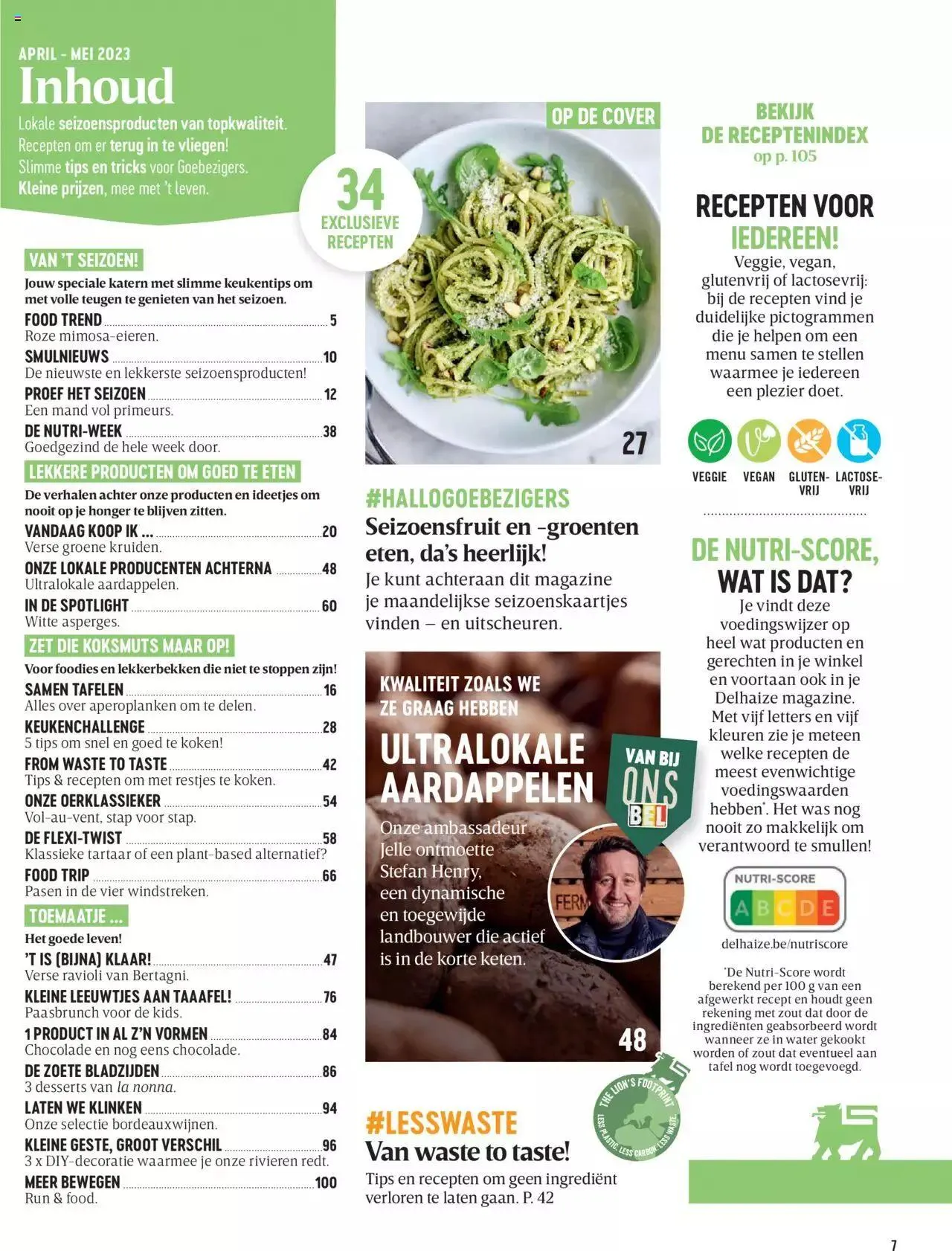 Delhaize Magazine N°69 NL van 31 mei tot 31 december 2023 - folder pagina 7