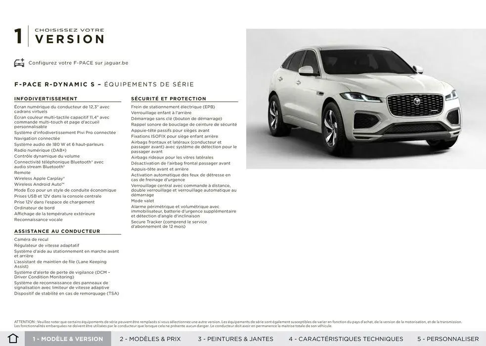 F-PACE van 5 oktober tot 5 oktober 2024 - folder pagina 5
