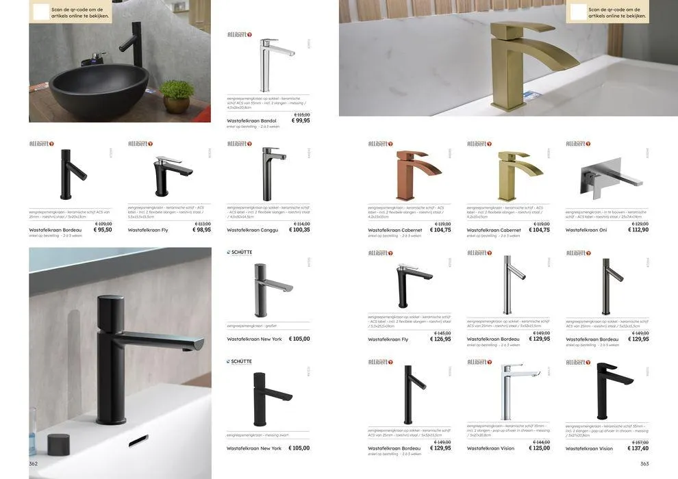Badkamercatalogus van 10 juli tot 31 december 2024 - folder pagina 182