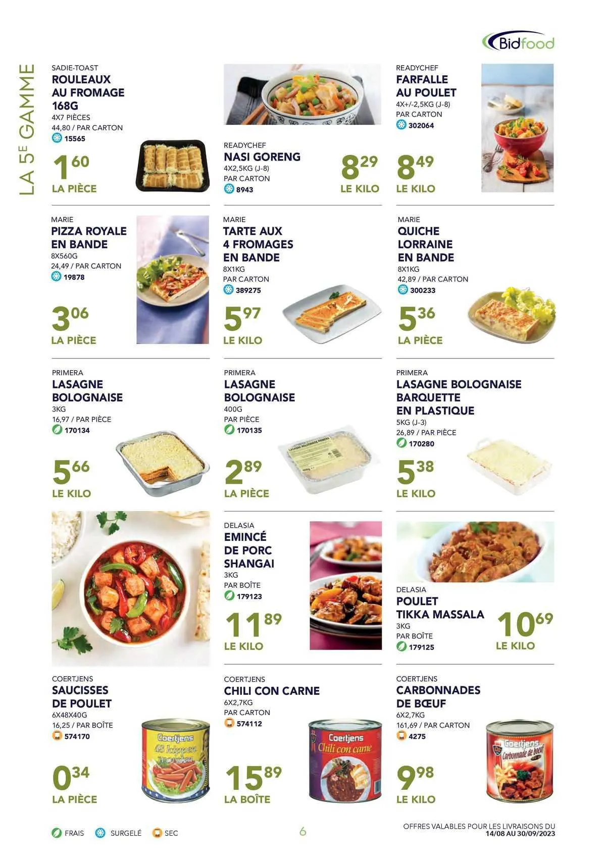 Bidfood Folder van 28 september tot 30 september 2023 - folder pagina 5