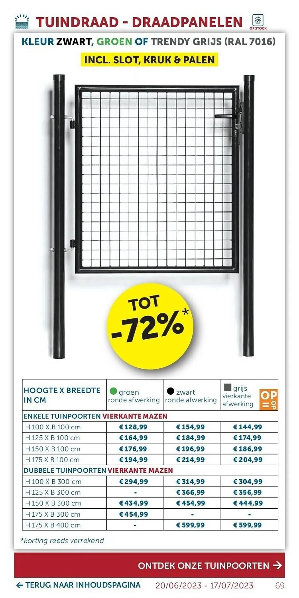 Zelfbouwmarkt folder van 20 juni tot 17 juli 2023 - folder pagina 69
