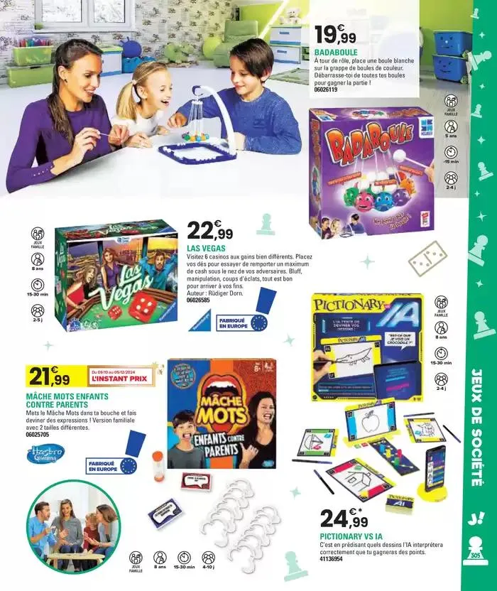 Jouez À L'infin van 29 oktober tot 5 december 2024 - folder pagina 305