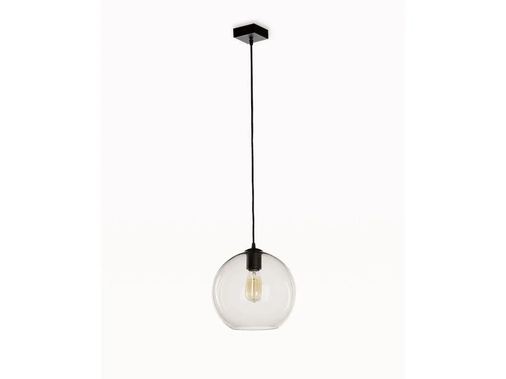 Plafondlamp SEATTLE met 1 glazen bol Globe