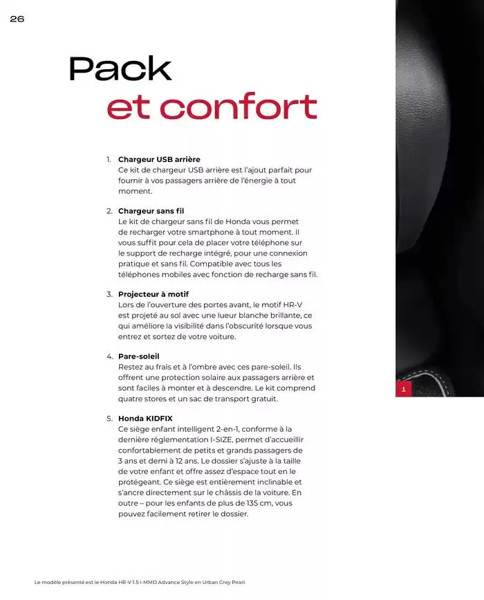 HR-V E:HEV Accessoires van 5 februari tot 5 februari 2026 - folder pagina 26