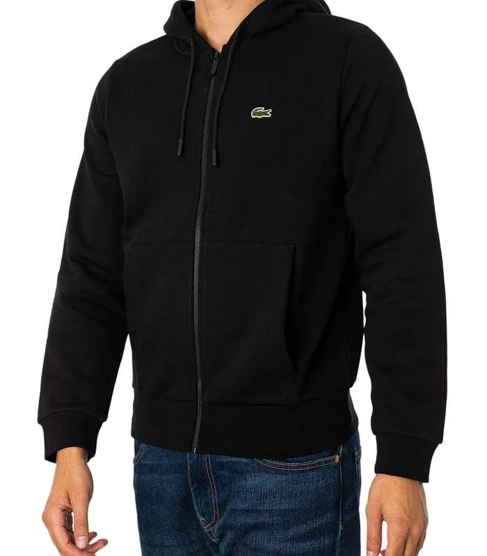 Hoodie Met Geborduurd Logo En Rits