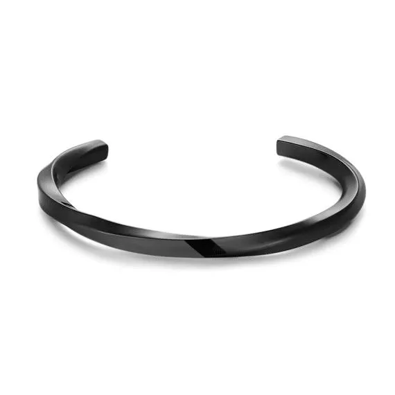 Armband in edelstaal, glad ontwerp