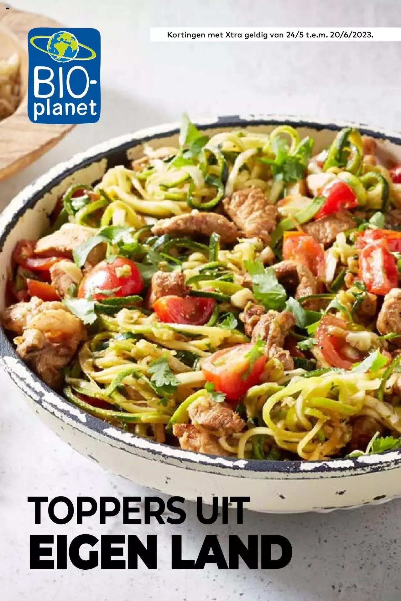 BioPlanet folder van 20 juni tot 31 december 2023 - folder pagina 1