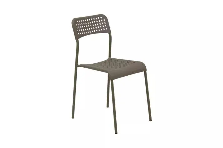 Stoel Horse kunststof groengrijs