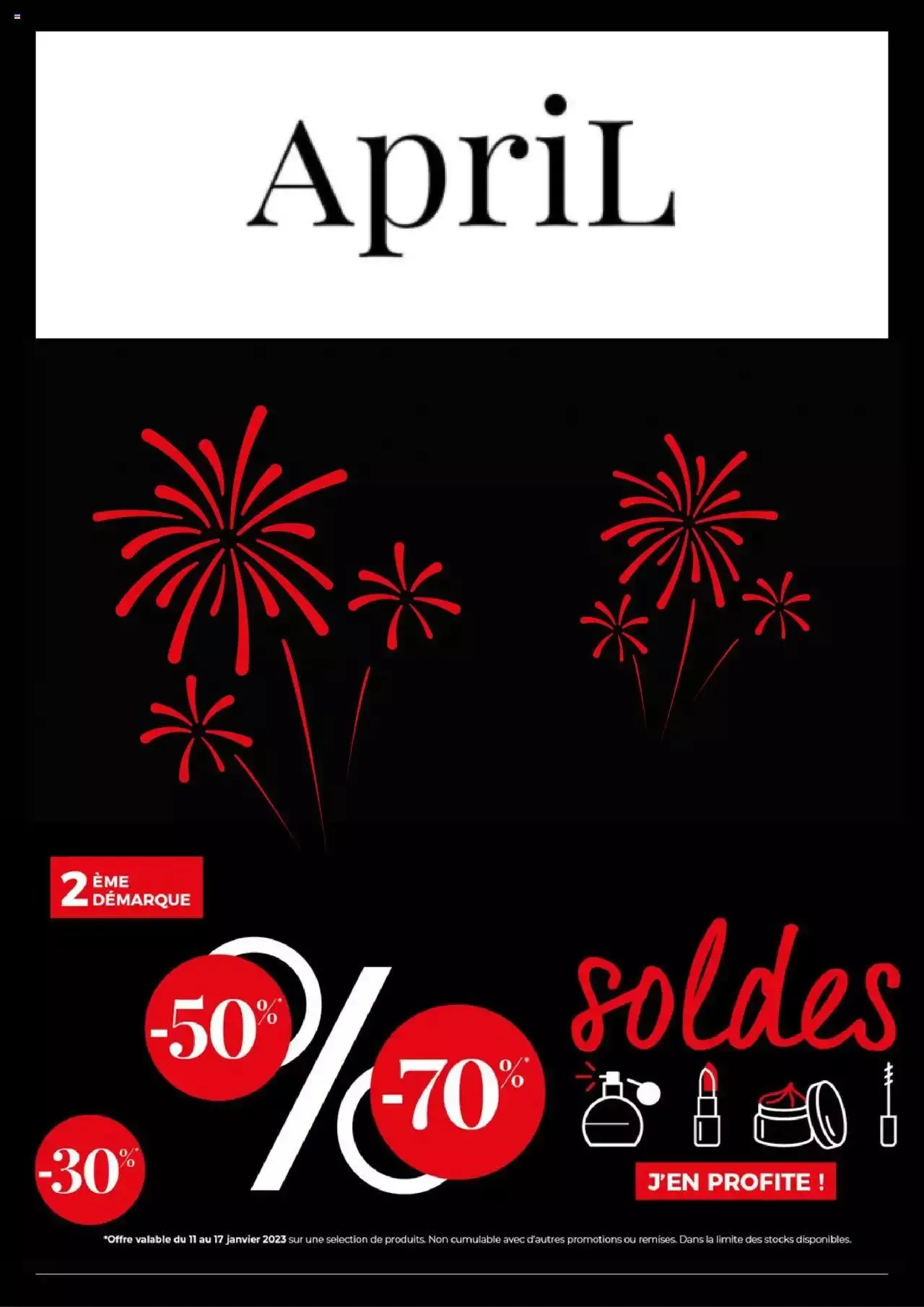 April Beauty folder / publicité - 0