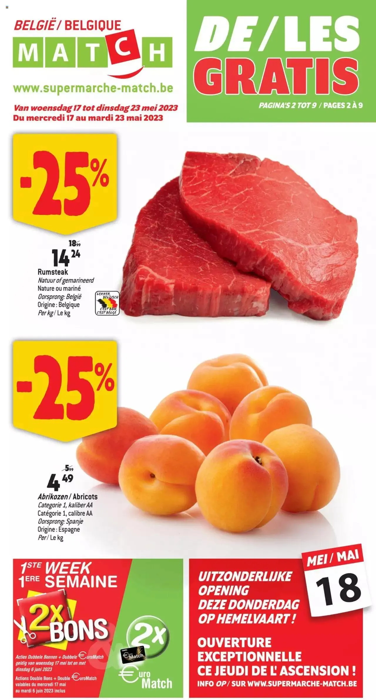 Match Supermarché folder / publicité - 0