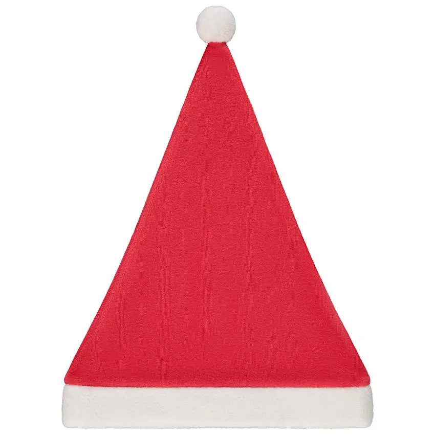 Bonnet de Père Noël en velours pour enfant