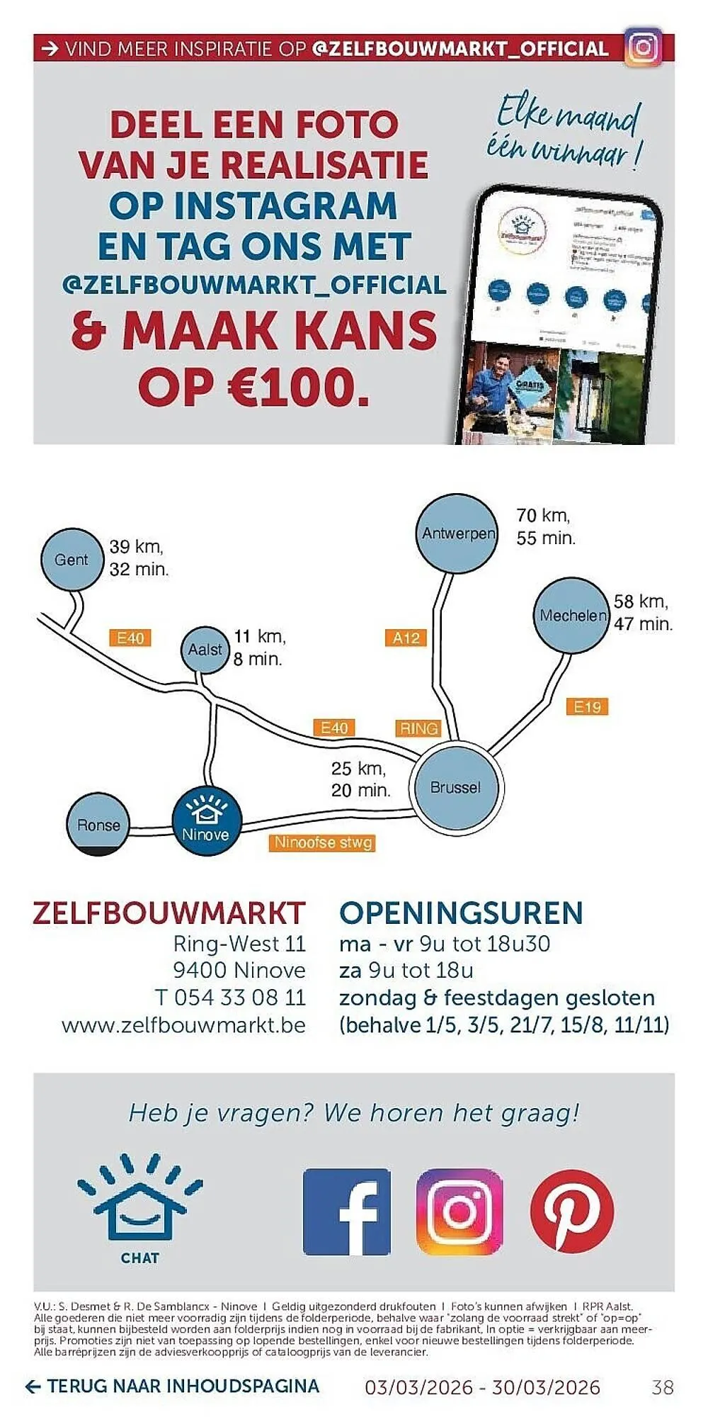 Zelfbouwmarkt folder van 3 maart tot 30 maart 2026 - folder pagina 38