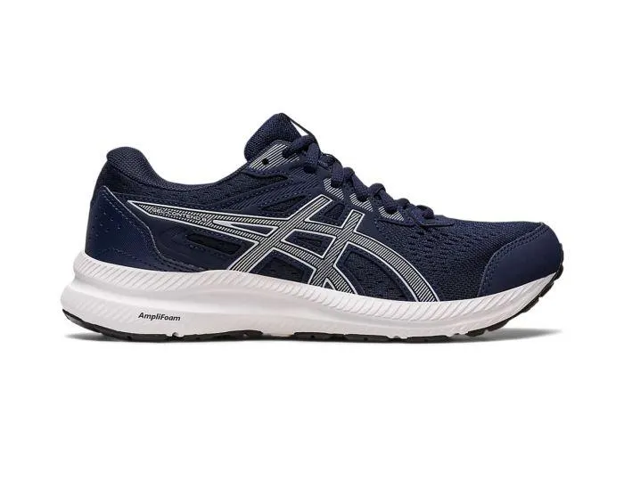 Asics - Gel-Contend 8 - Donkerblauwe Hardloopschoen Dames