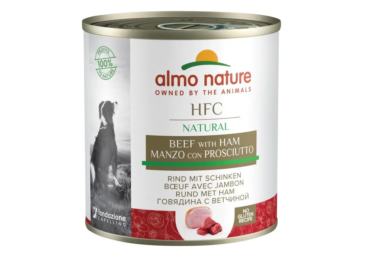 HFC Dogs 290g Natural - rundvlees met ham