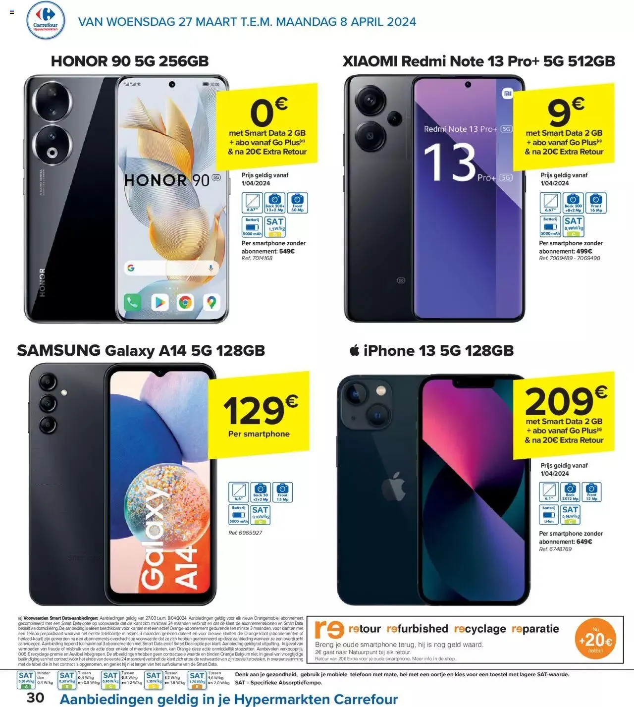 Carrefour folder week 13 van 8 april tot 30 maart 2024 - folder pagina 30