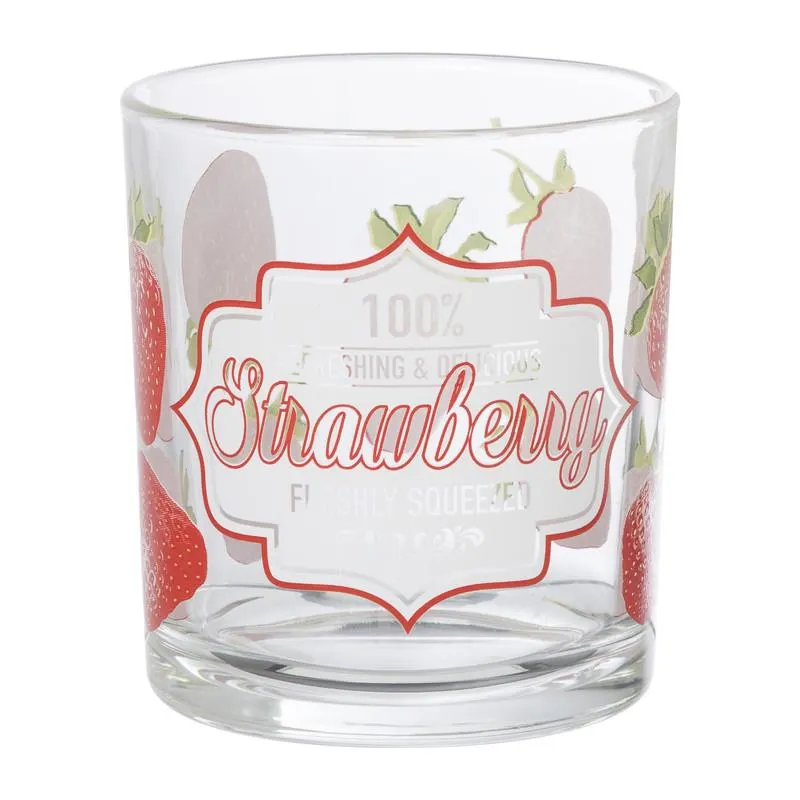 Sapglas aardbei - 220 ml
