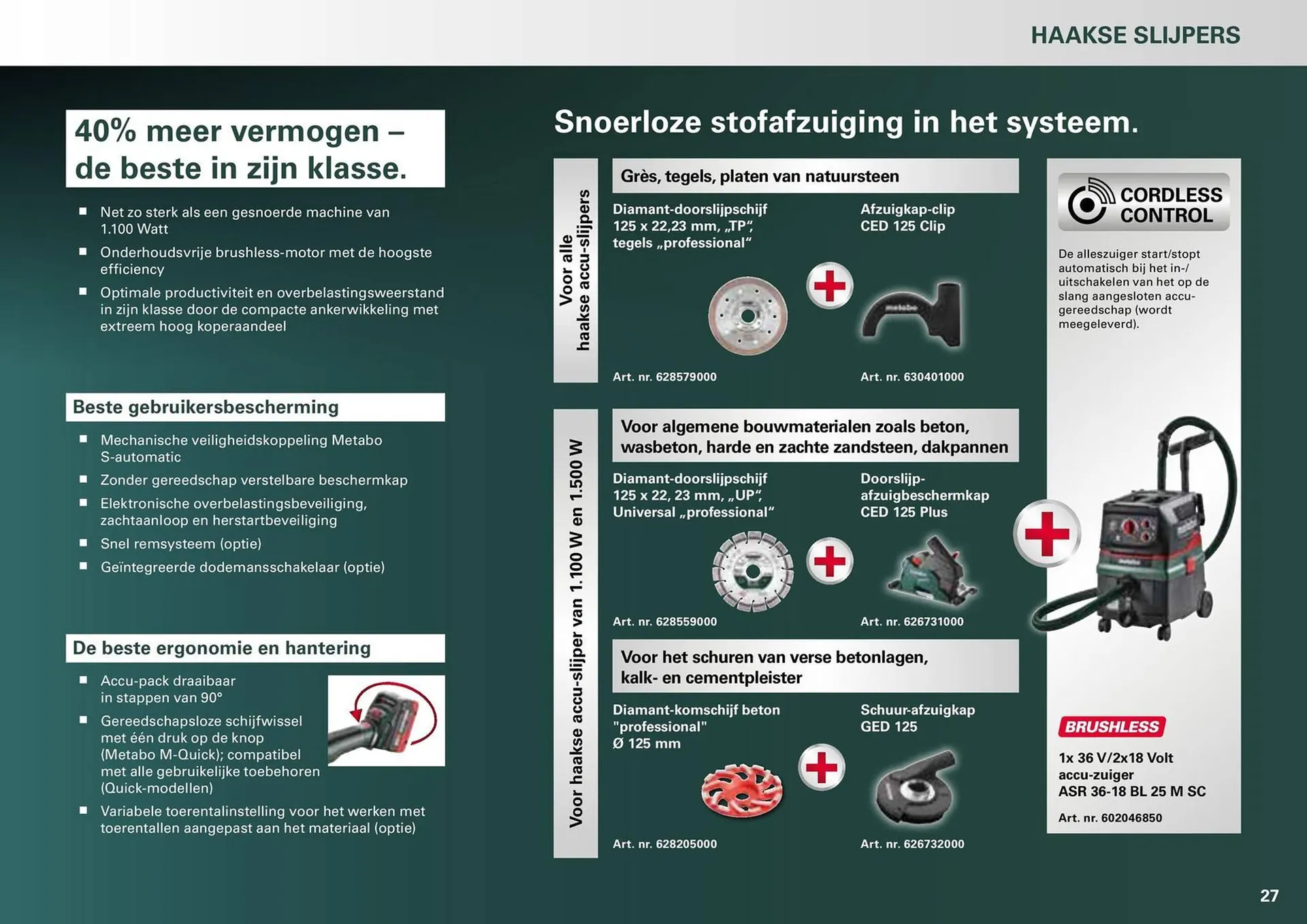 Metabo folder van 7 maart tot 31 december 2024 - folder pagina 27
