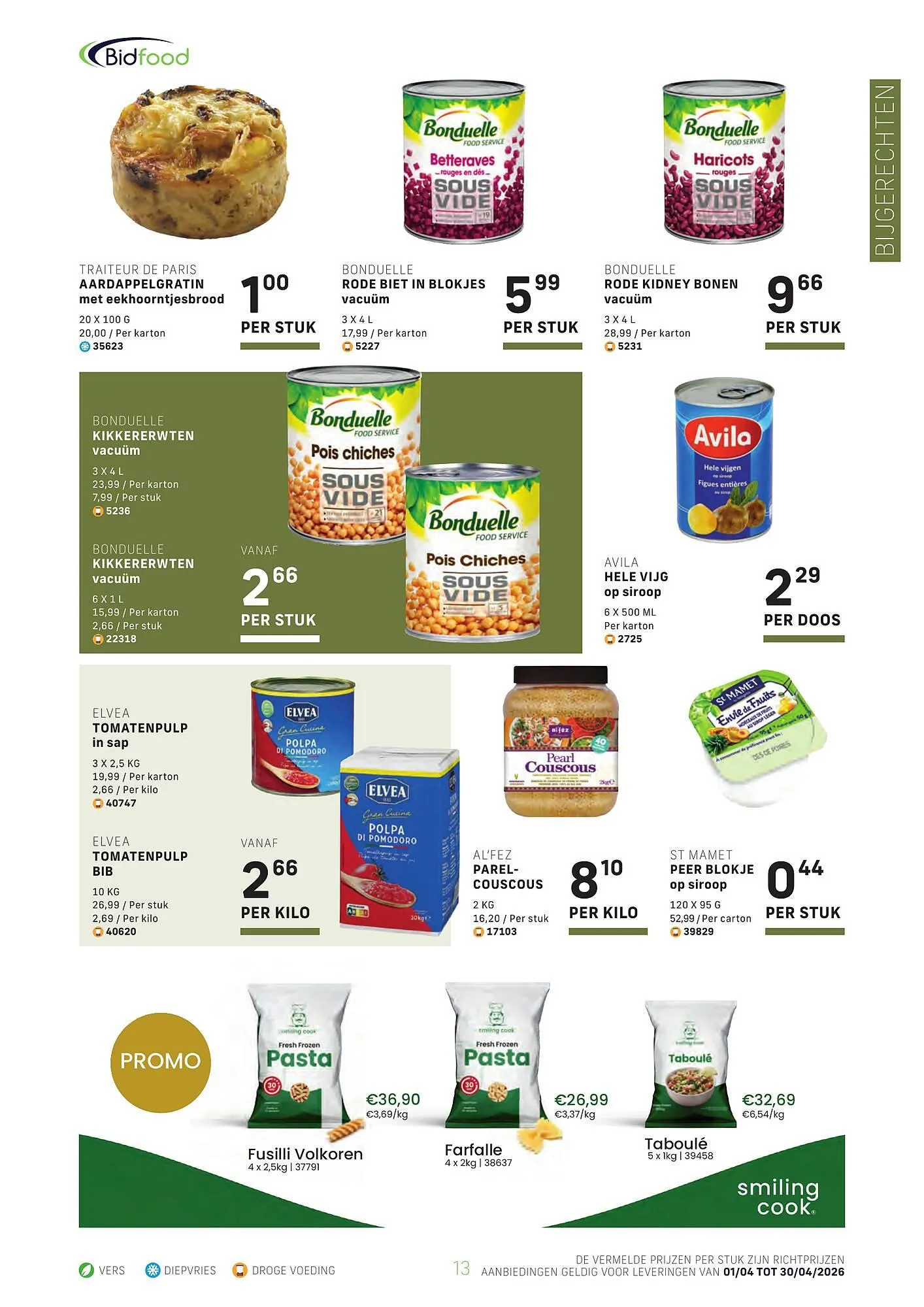 Bidfood folder van 1 april tot 30 april 2026 - folder pagina 13