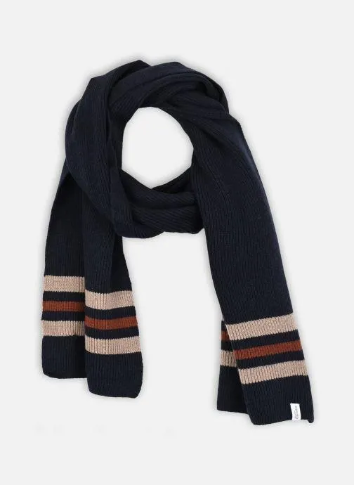 SLHCRAY STRIPE SCARF B - Blauw