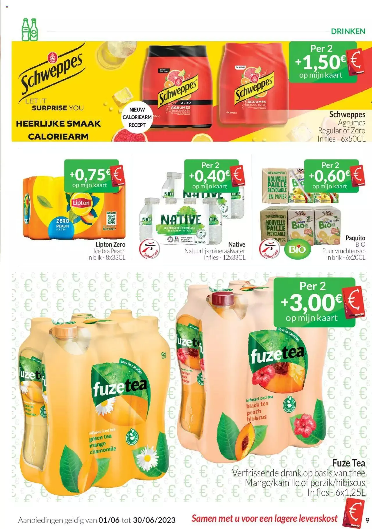 Intermarché De juniaanbiedingen met de Intermarché-kaart van 30 juni tot 31 december 2023 - folder pagina 9