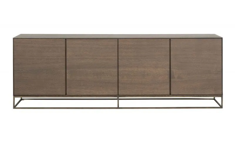 Dressoir Malmo met 4 deuren - Tobacco bruin