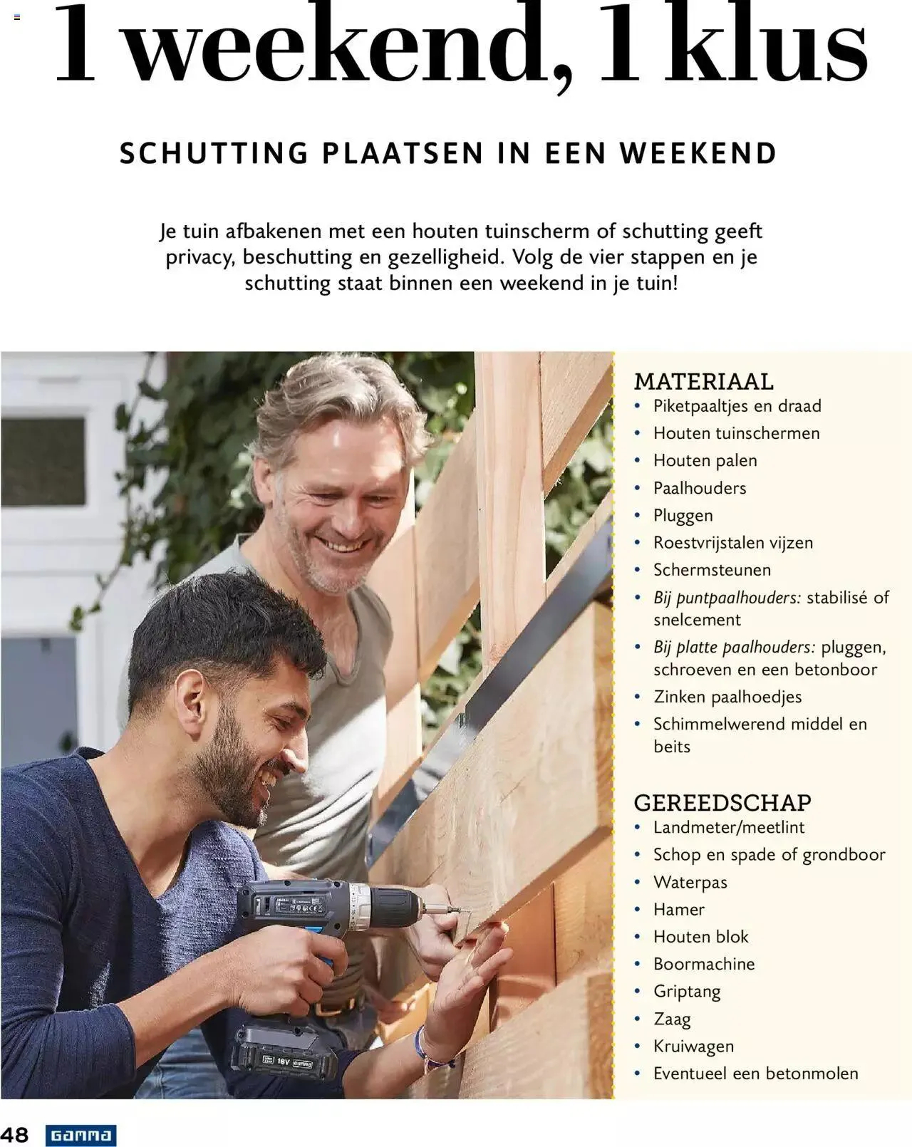 GAMMA tuinmagazine 2022 van 22 maart tot 31 december 2023 - folder pagina 48