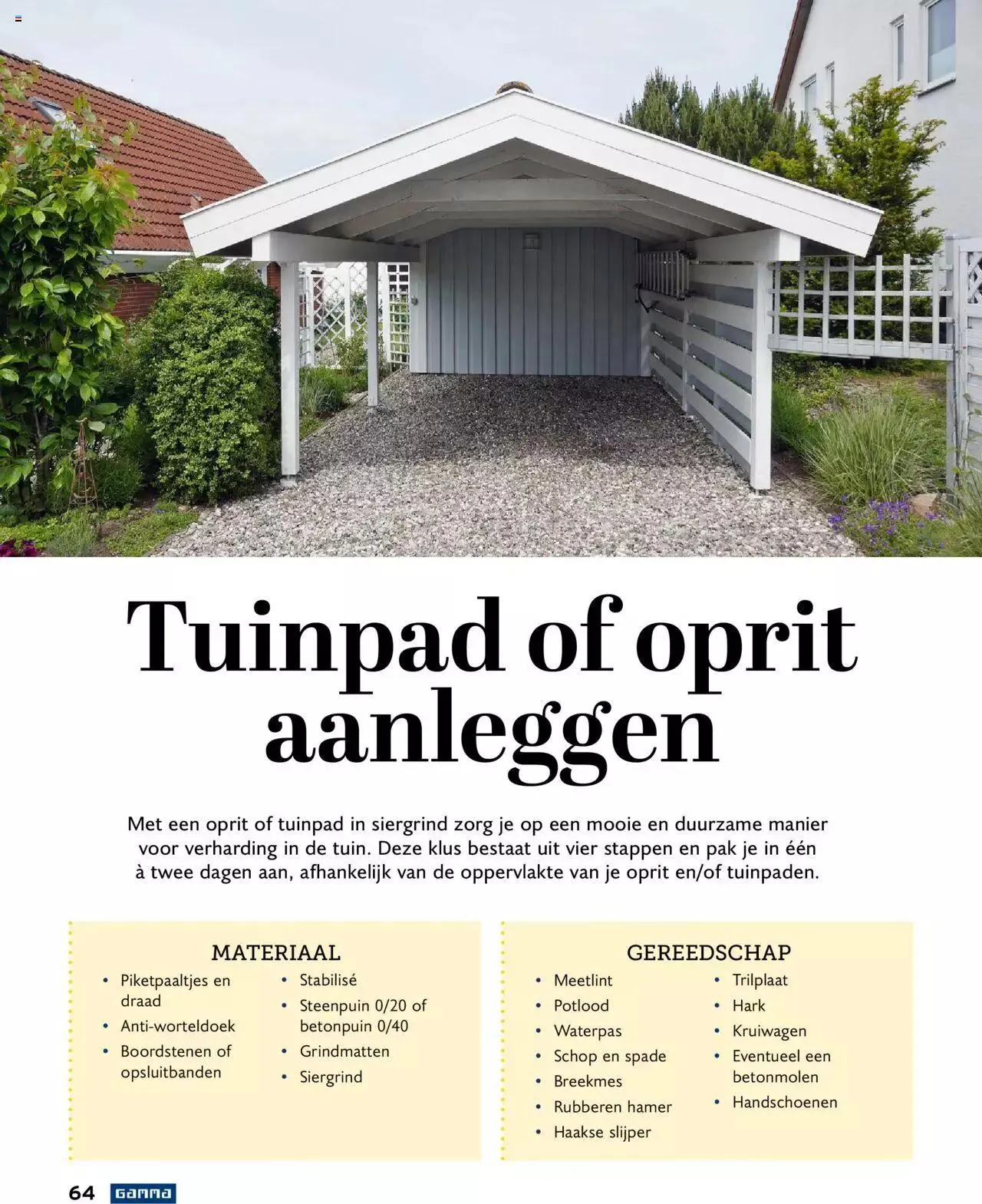 GAMMA tuinmagazine 2022 van 22 maart tot 31 december 2023 - folder pagina 64