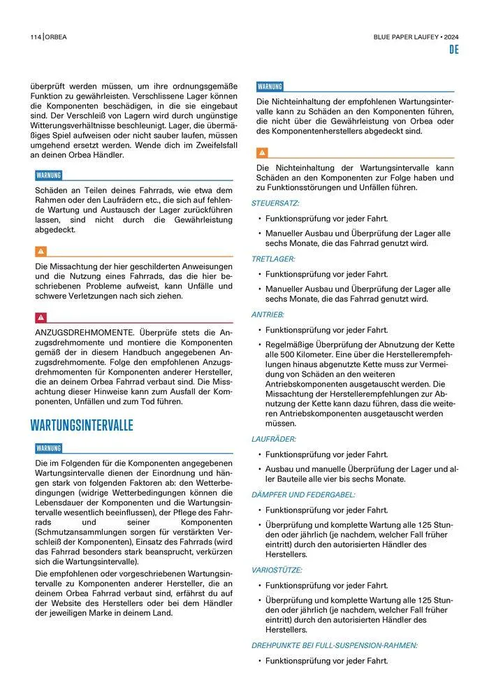 BLUE PAPER LAUFEY 2024 van 25 oktober tot 25 oktober 2024 - folder pagina 114