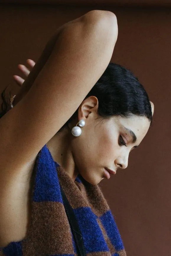 Oorbellen met 2 grote parels