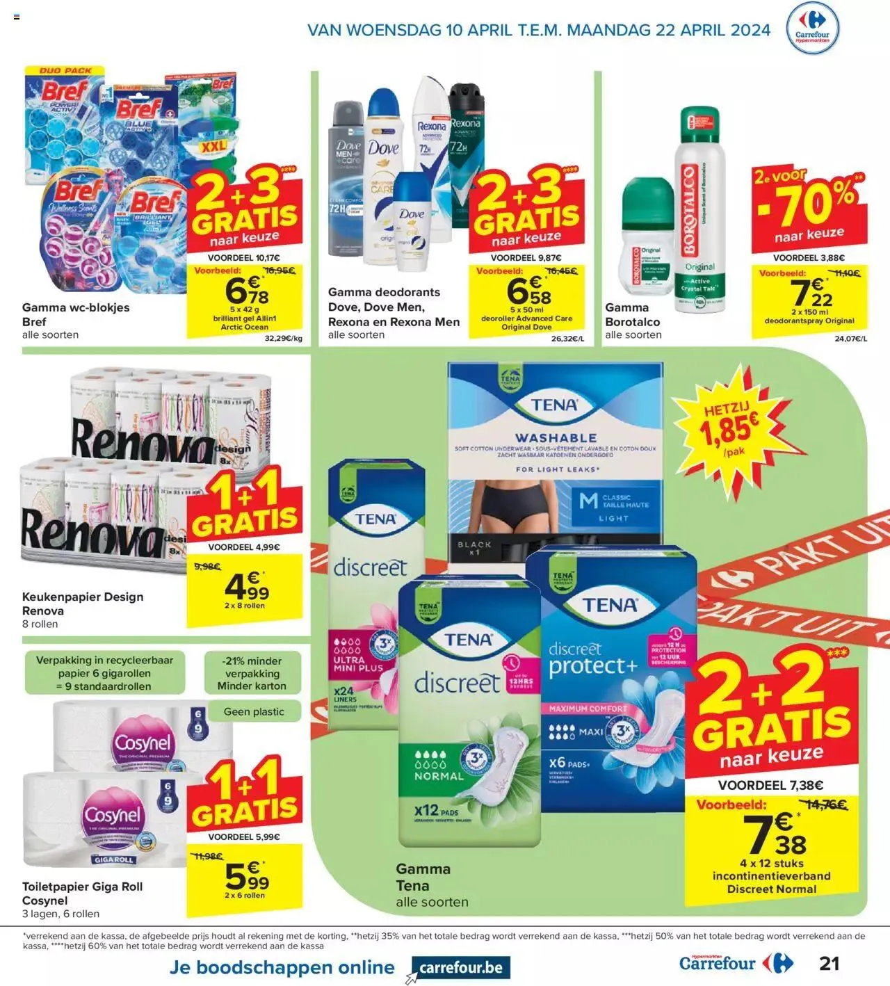 Carrefour folder week 15/16 van 22 april tot 31 december 2024 - folder pagina 21