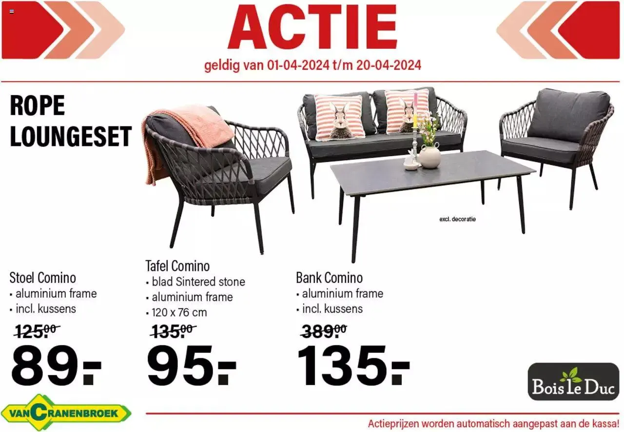 Van Cranenbroek folder / publicité van 20 april tot 7 april 2024 - folder pagina 23