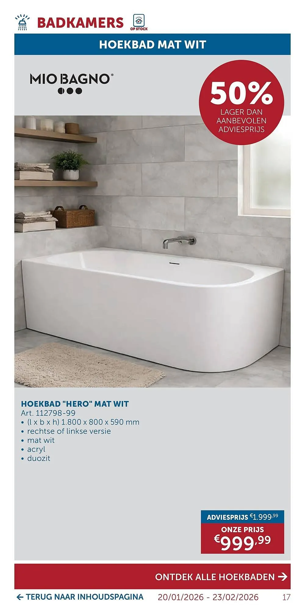 Zelfbouwmarkt folder van 20 januari tot 23 februari 2026 - folder pagina 17