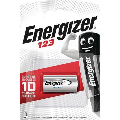 Lithiumbatterij elektronische apparaten - 123 - Energizer