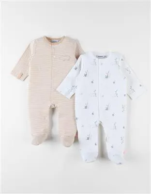 Pyjama Noukie's (2 stuks) - White
