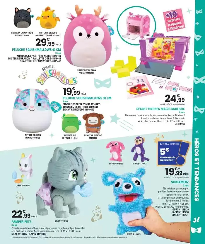 Jouez À L'infin van 29 oktober tot 5 december 2024 - folder pagina 227