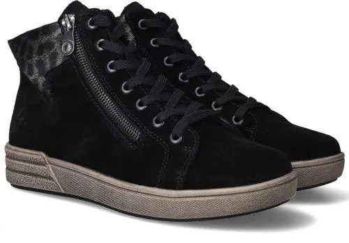 Rieker Veterschoenen Zwart Dames