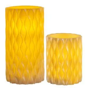 Waskaarsen Cosy Pearl (set van 2)