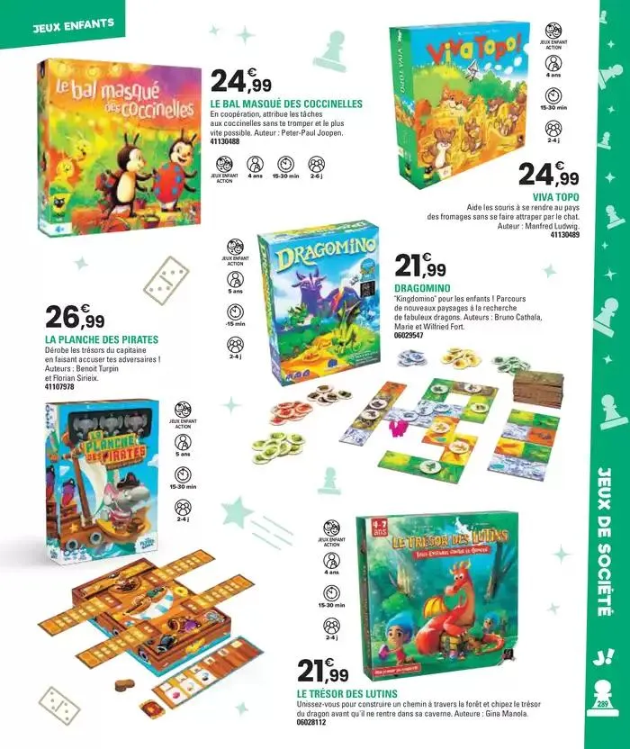 Jouez À L'infin van 29 oktober tot 5 december 2024 - folder pagina 289