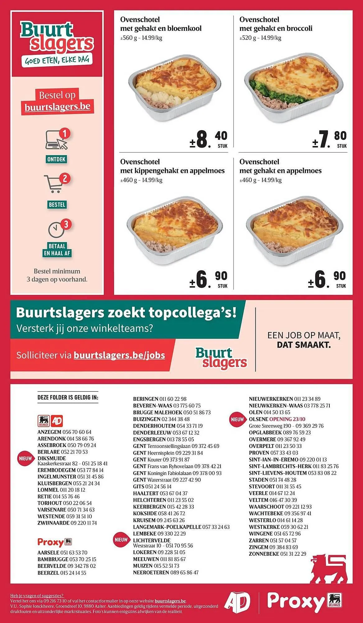 Buurtslagers folder van 22 oktober tot 2 december 2025 - folder pagina 8