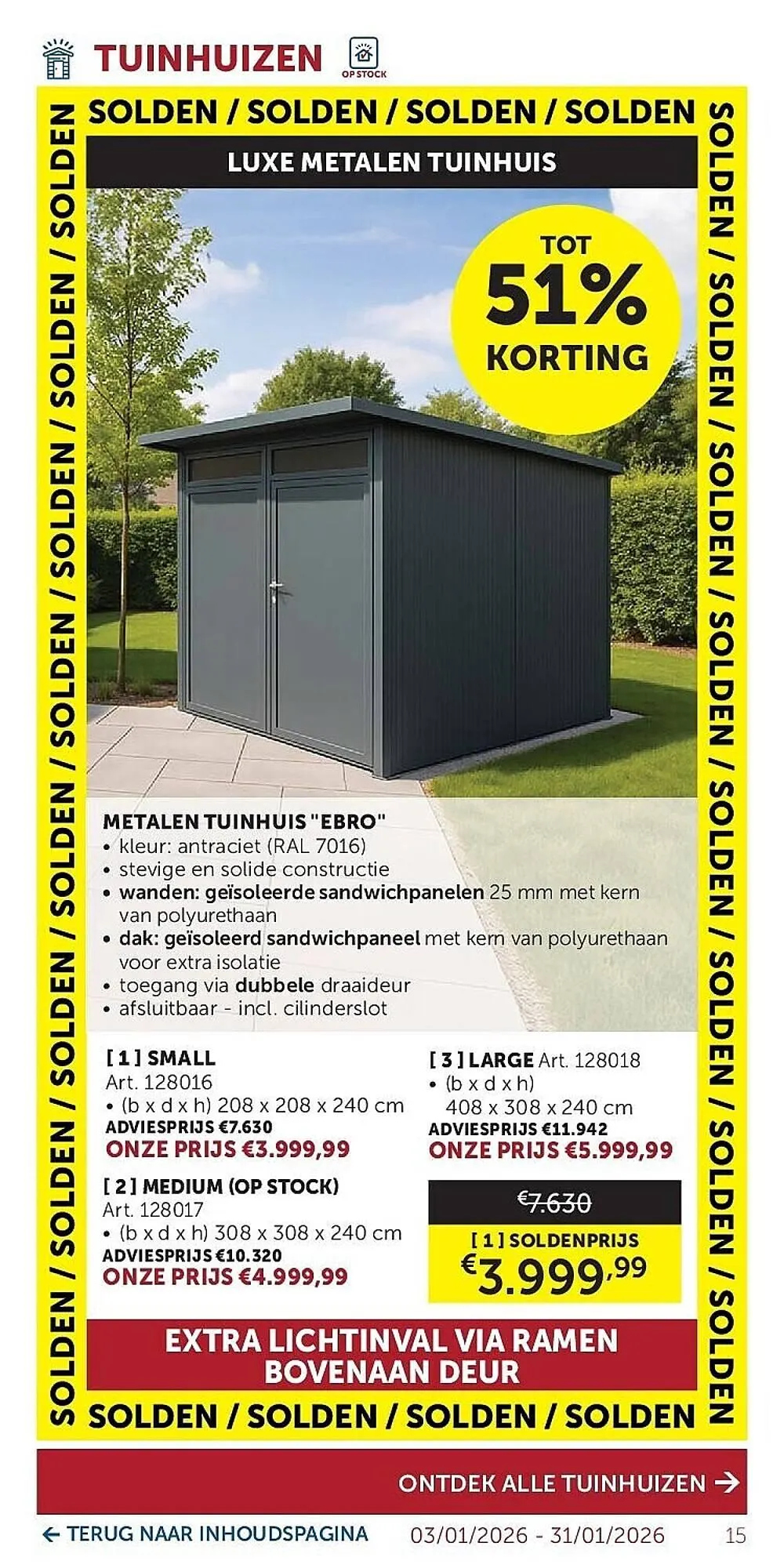 Zelfbouwmarkt folder van 3 januari tot 31 januari 2026 - folder pagina 15