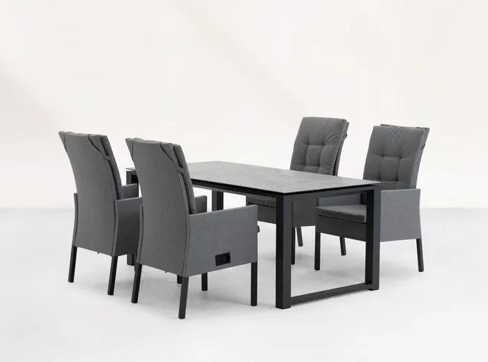 Caribean tuinstoel met Primavera tuintafel