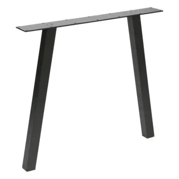 WOOOD tafelpoot Tablo A-poot metaal zwart per stuk