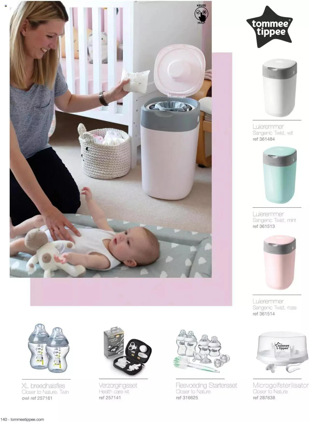 Paradisio babycatalogus van 1 januari tot 31 december 2023 - folder pagina 140