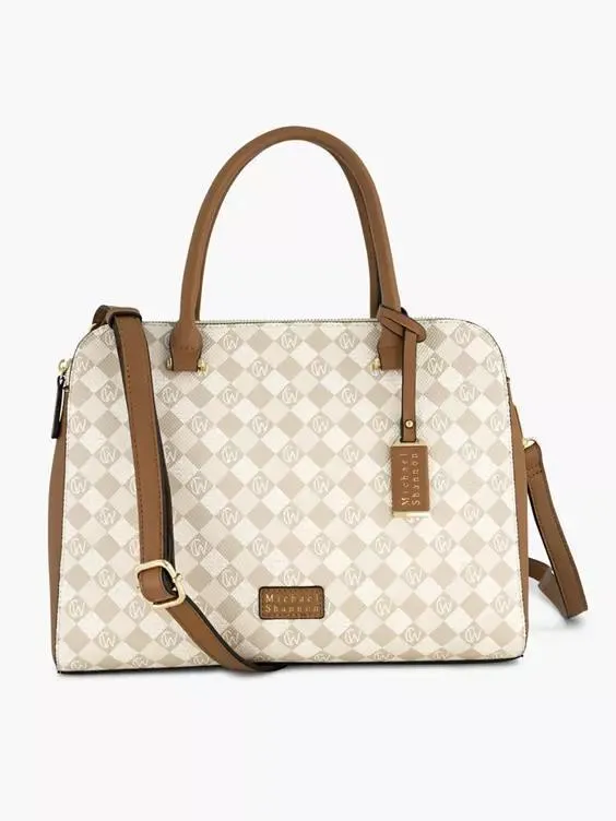 Beige handtas