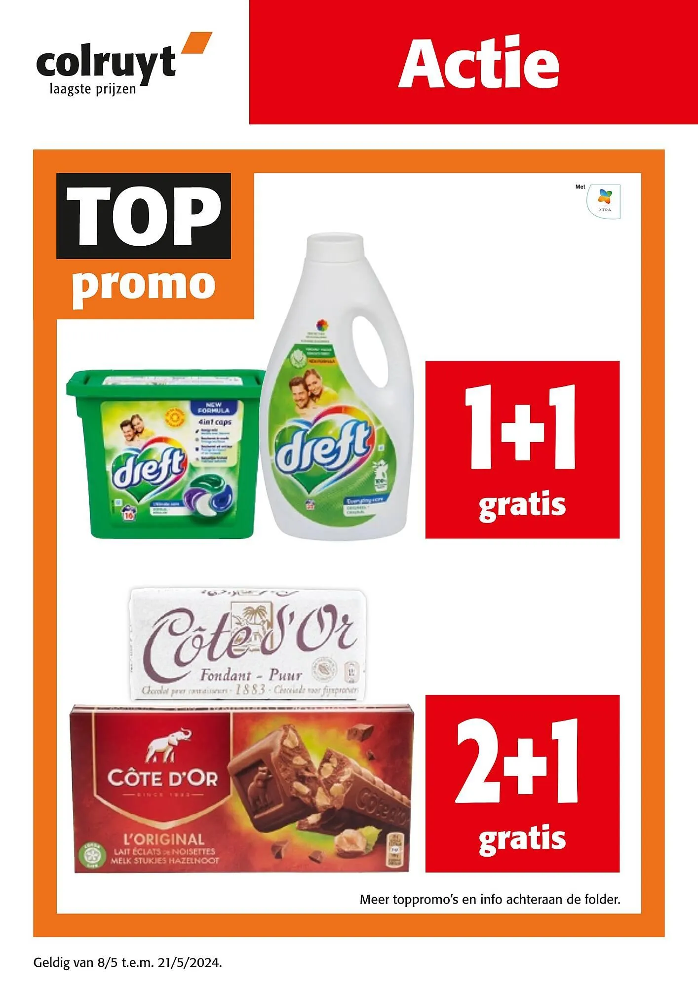 Colruyt folder van 8 mei tot 21 mei 2024 - folder pagina 1
