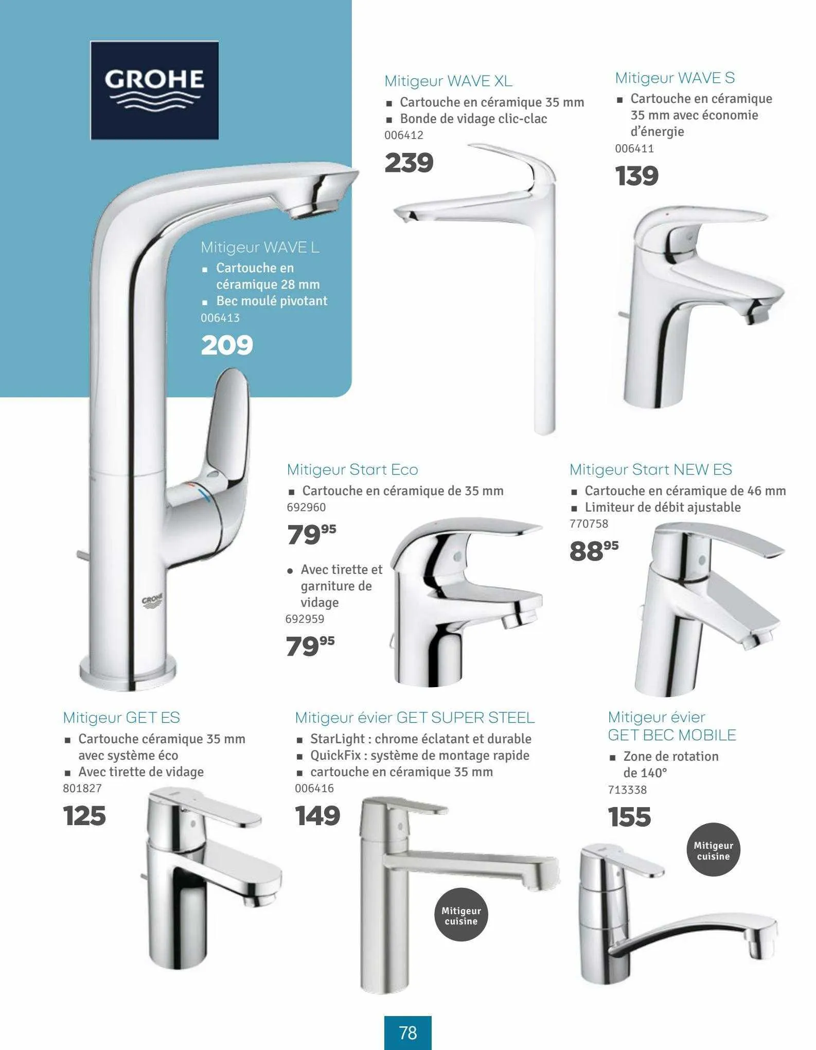 Mr Bricolage Magazine Sanitair van 11 september tot 28 september 2023 - folder pagina 78