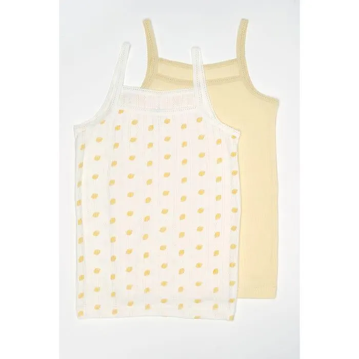 2-pack kids tops ajour rib bio katoen - inSua