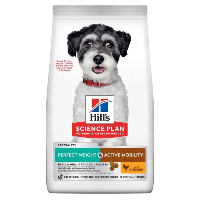 Hill's Science Plan Perfect Weight & Active Mobility Adult Small Dog Kip 6kg