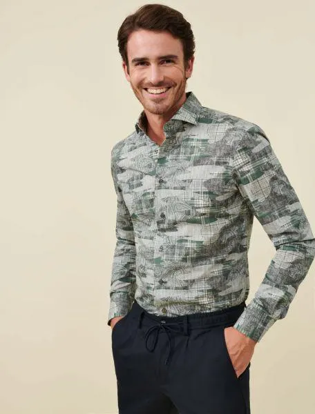 Lazano Overhemd Groen